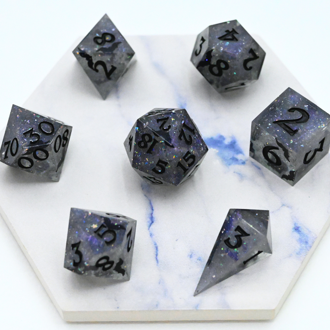 Bat Disco Party Dice Set