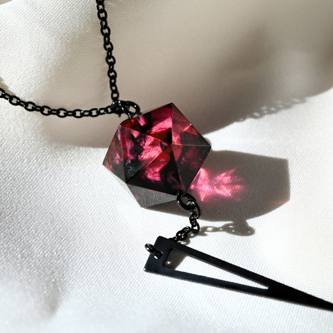 Coven Spike D20 Necklace