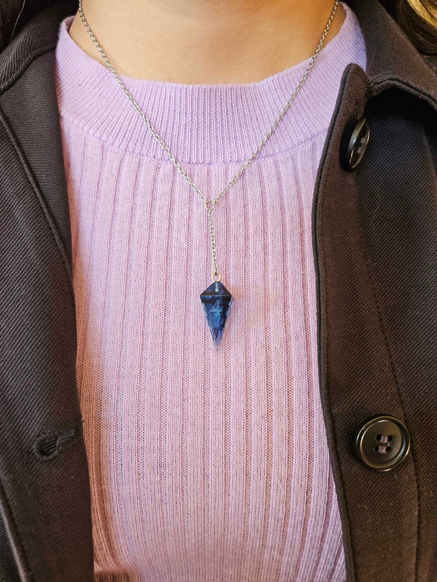 Drowned D4 Lariat Necklace