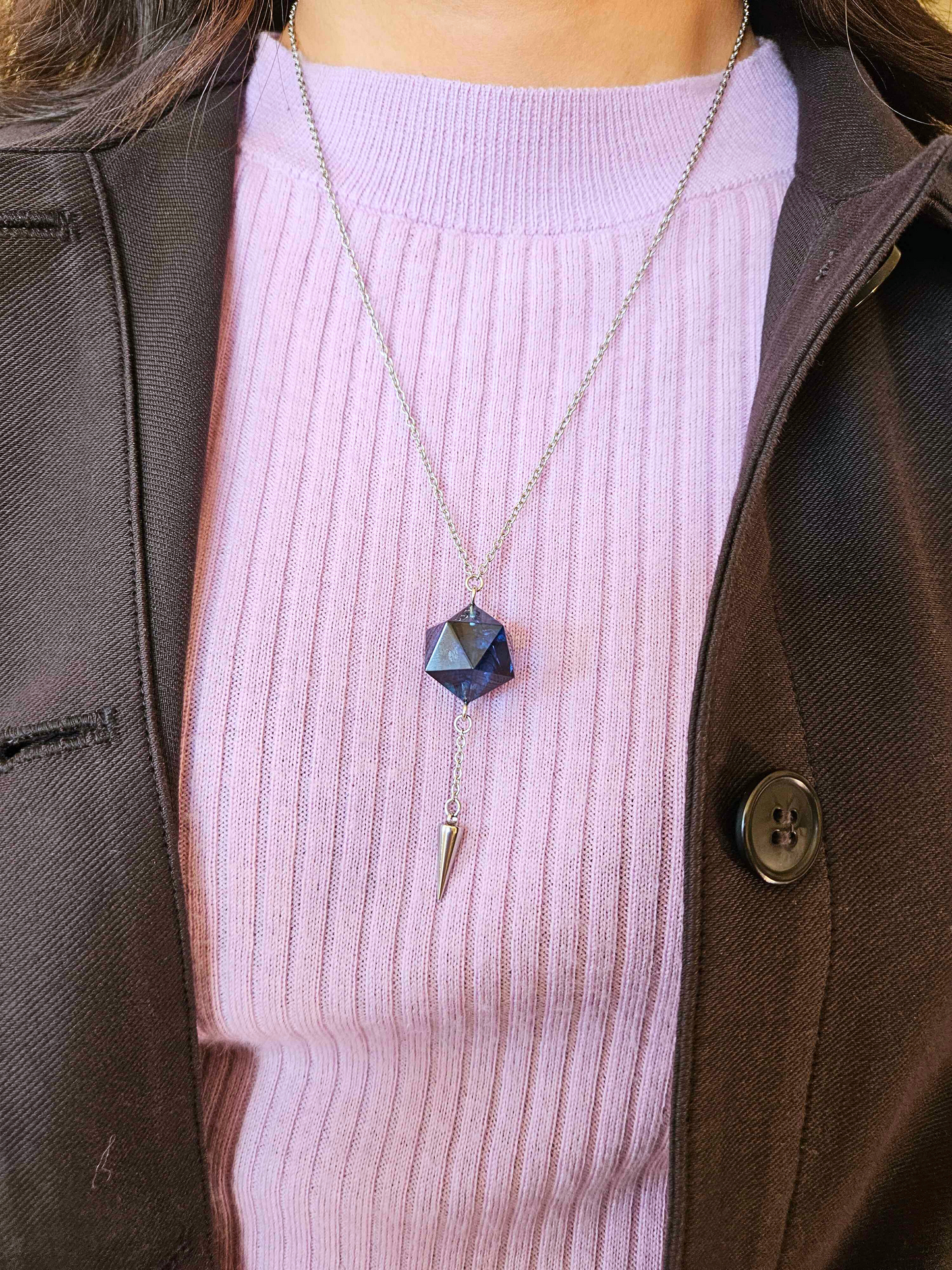 Drowned Spike D20 Necklace