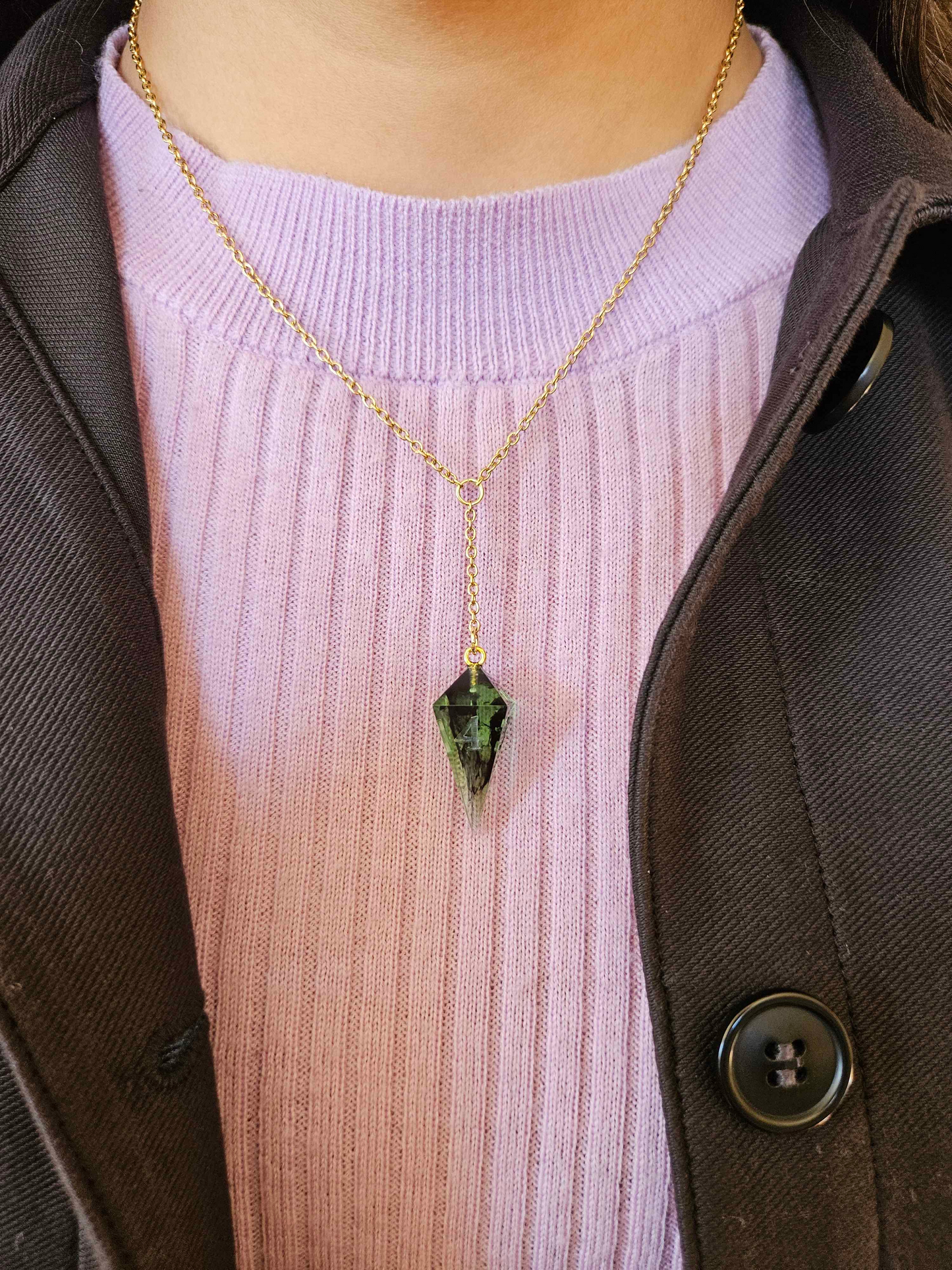 Vecna D4 Lariat Necklace