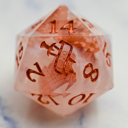 Rose Gold Hydrangea Logo D20